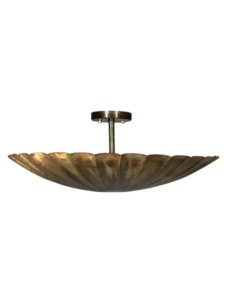 Flower Inspired Handmade Flush Mount Lighting. | Etsy (US)