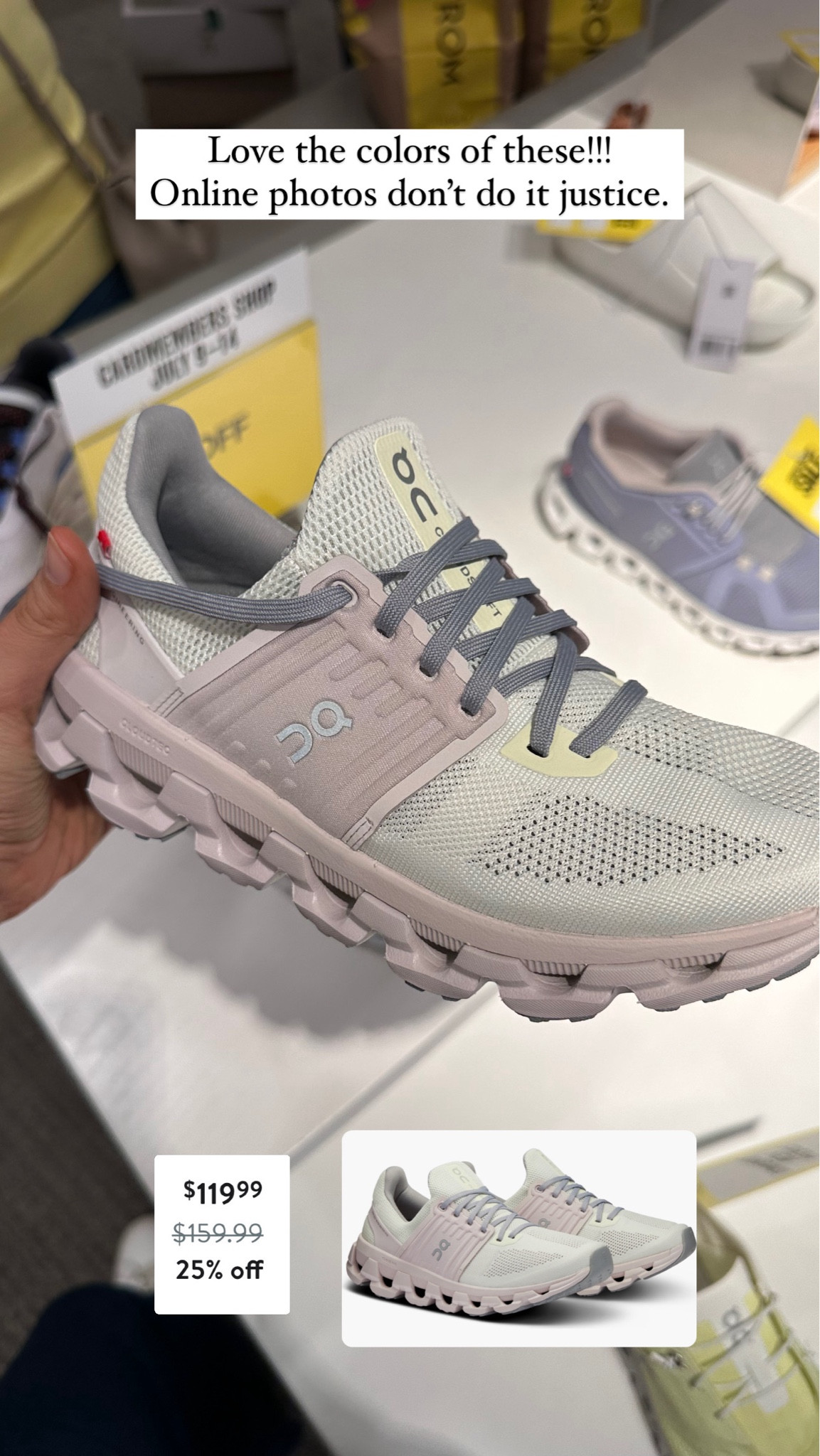 On Cloudswift 3 AD Running sneaker from Nordstrom Anniversary sale!

#LTKxNSale #LTKSummerSales #LTKShoeCrush