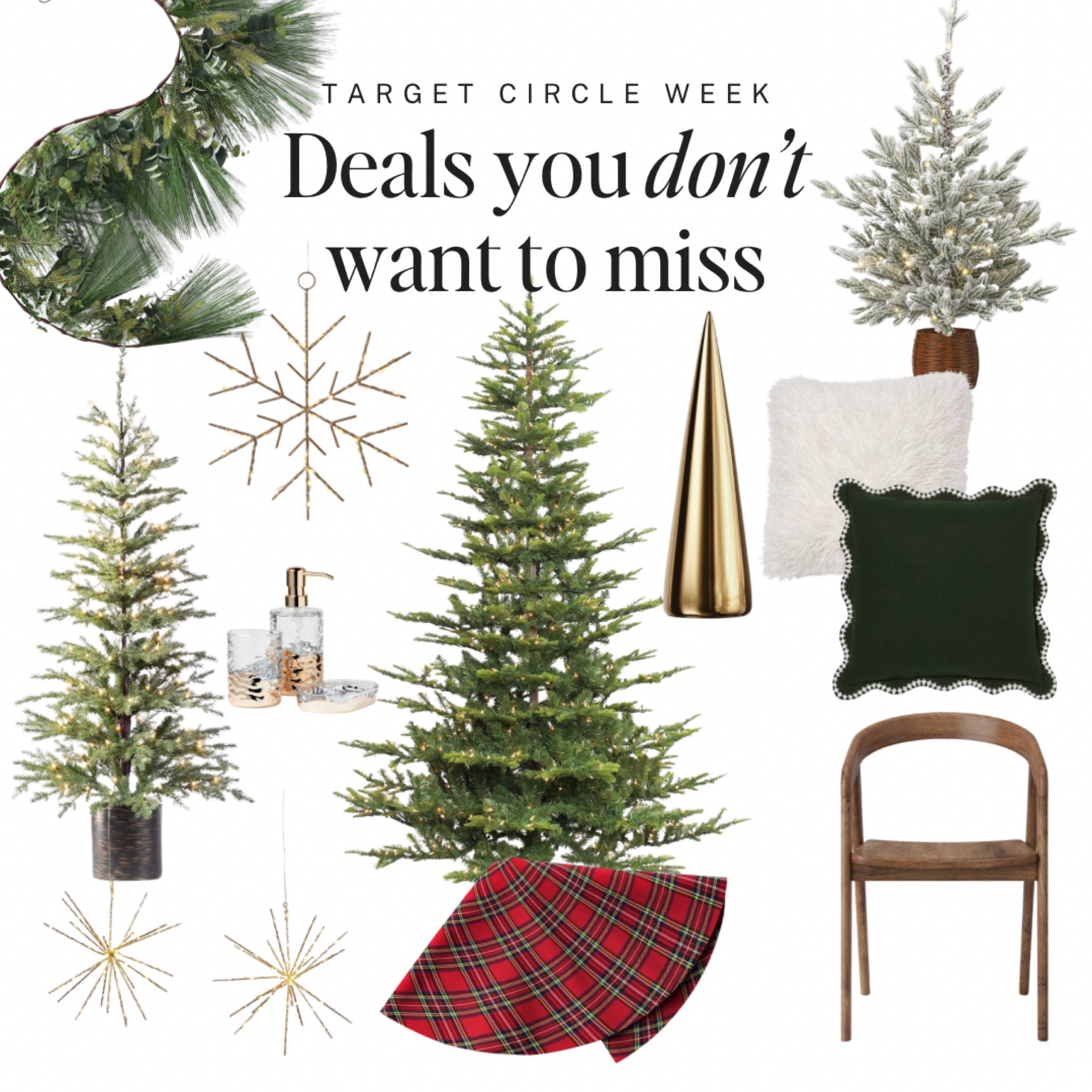 Target Circle Week is here. Holiday and home finds for the season. 

These classic Christmas finds are already selling out so hurry. 

Target finds, target holiday, Christmas decor, old money Christmas, home decor, dining chair, Christmas tree, Christmas garland, holiday pillows

#circleweek #targetdeals #targetfinds #targetholiday #targetnewarrivals #targetsale

#LTKHoliday #LTKHome #LTKxTarget