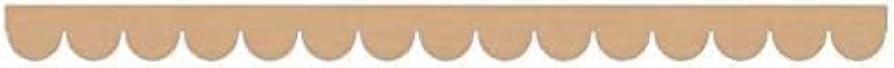10 Pack of 24 Inch Unfinished Wooden Scalloped Moulding Trim (10, 24 Inch) | Amazon (US)