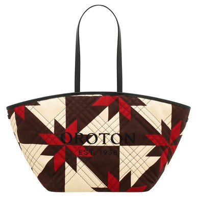 Boyd Quilted Tote - Dark Poppy Mix | Oroton | Oroton