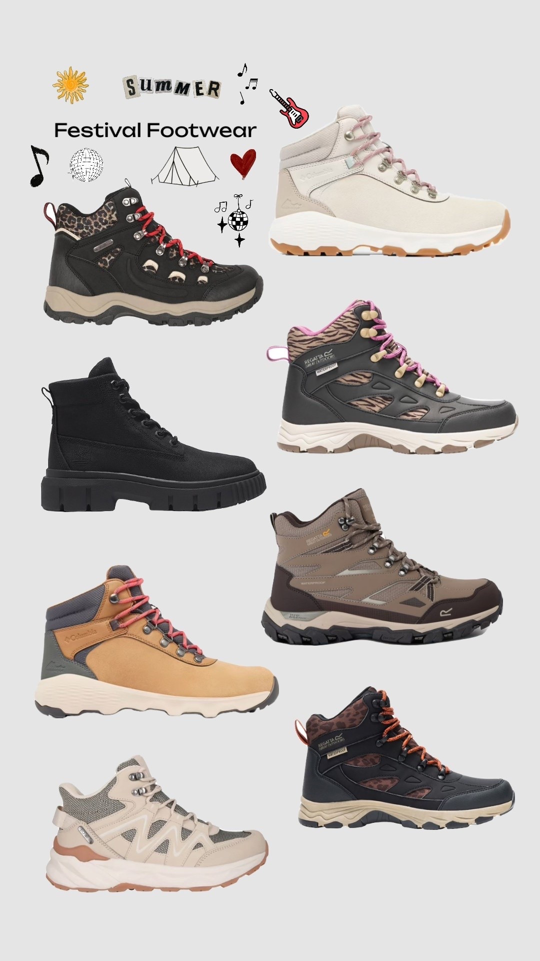 Glastonbury Festival Women’s Footwear 

I know it’s super tempting to wear cute chunky boots but last year I did over 100k steps and my feet were sooo thankful that I wore my timberland boots (linked here)

Personally I wouldn’t even take wellies either as they’re so hard on the feet 

• glasto glastonbury festival walking boots hiking boots truck fest bst Hyde park summer outfits outfit comfy uk boots reading Leeds boardmasters  •

#LTKsummer #LTKfestival #LTKuk