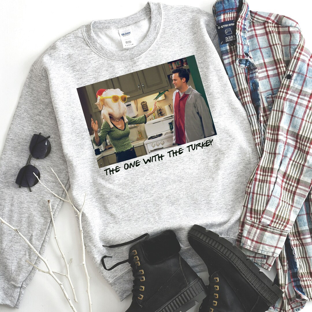 The One With the Turkey , Friends Sweatshirt , Cute Thanksgiving Sweatshirt , Retro TV Show Sweat... | Etsy (US)
