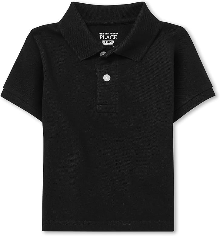 The Children's Place Baby Boys' and Toddler Short Sleeve Pique Polo | Amazon (US)