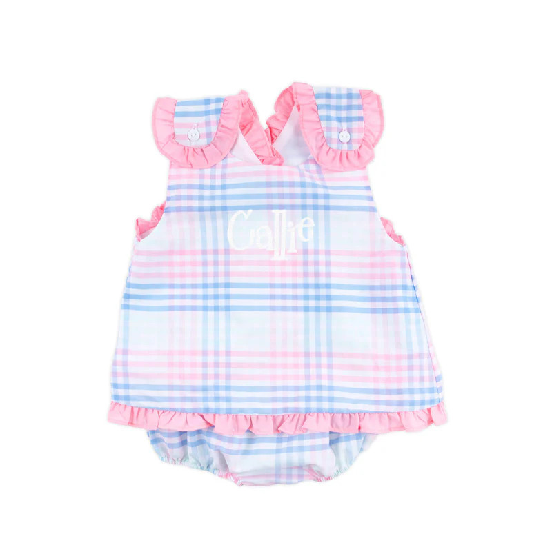 Pastel Plaid Popover Set | Classic Whimsy