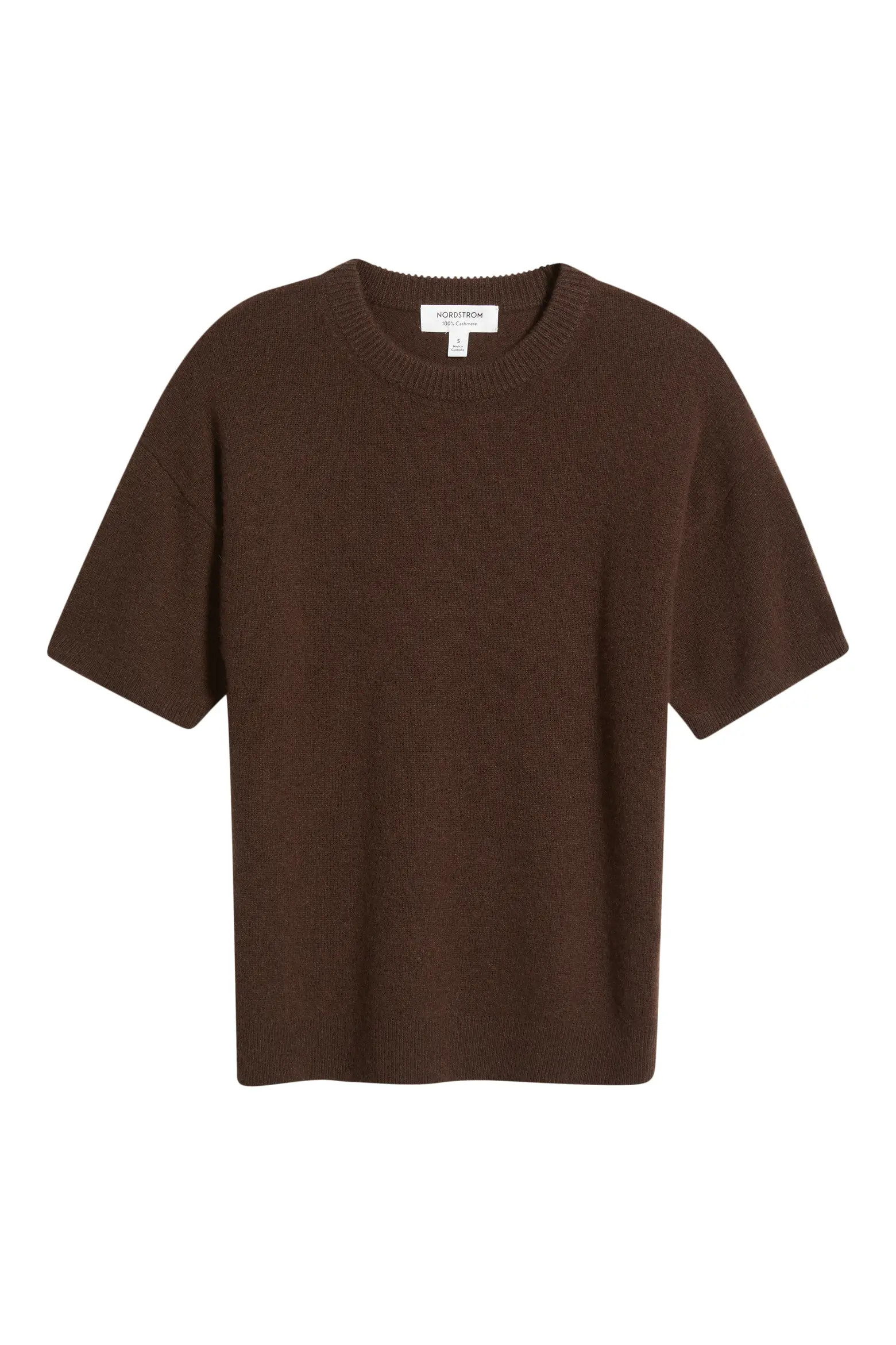 Short Sleeve Cashmere Sweater (Women) | Nordstrom | Nordstrom