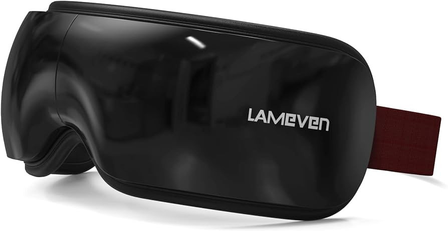 LAMEVEN Eye Massager for Migraines, Ideal Christmas Gifts Bluetooth Music Heated Eye Massager Rel... | Amazon (US)
