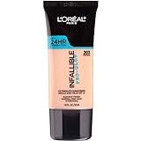 L'Oreal Paris Makeup Infallible Up to 24HR Pro-Glow Foundation, 203 Nude Beige, 1 fl. oz. | Amazon (US)