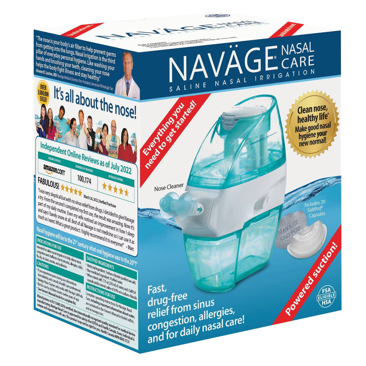 NAVAGE NASAL CARE Nose Cleanser and SaltPods | Target