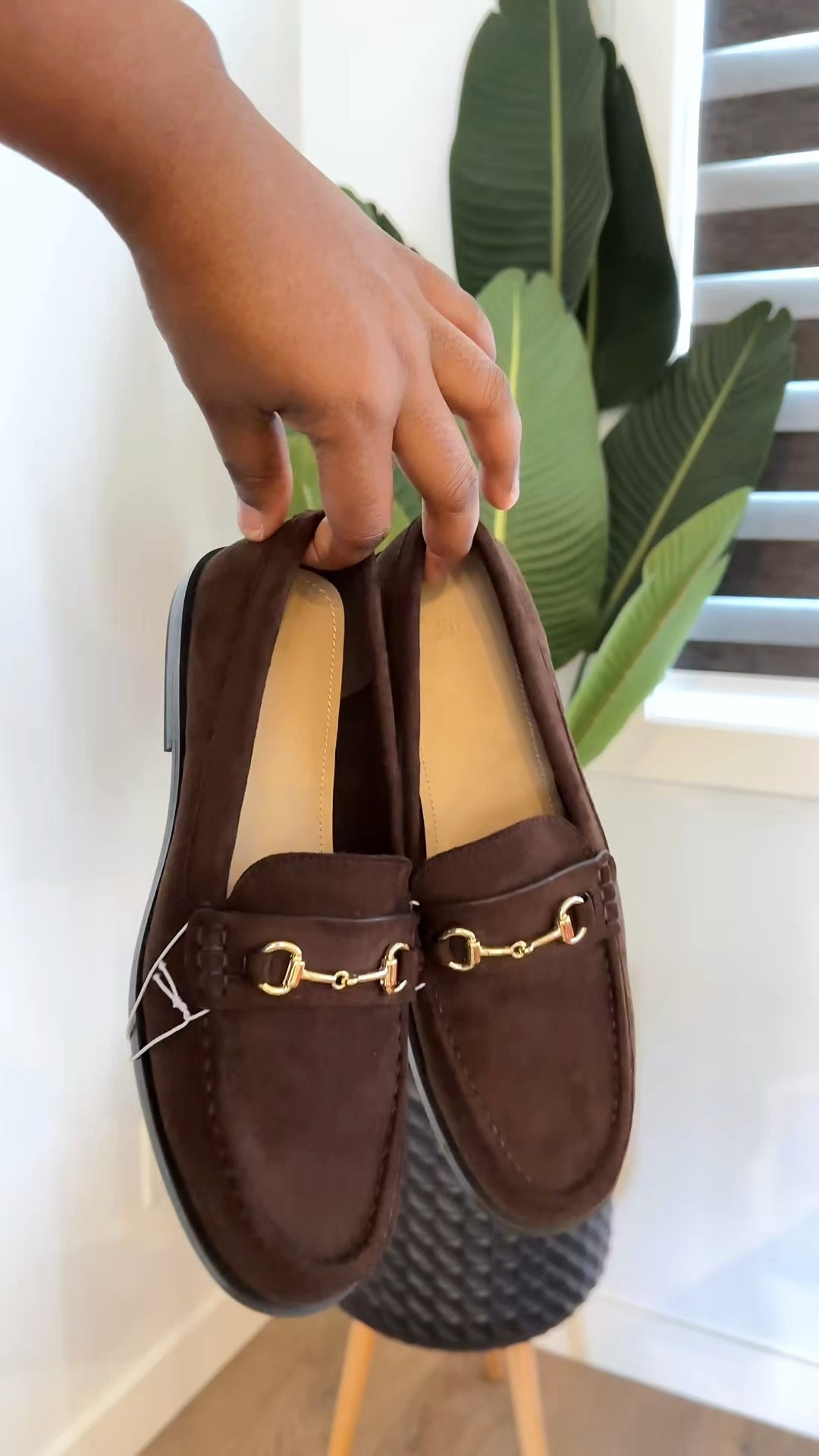 Chocolate loafers for women  