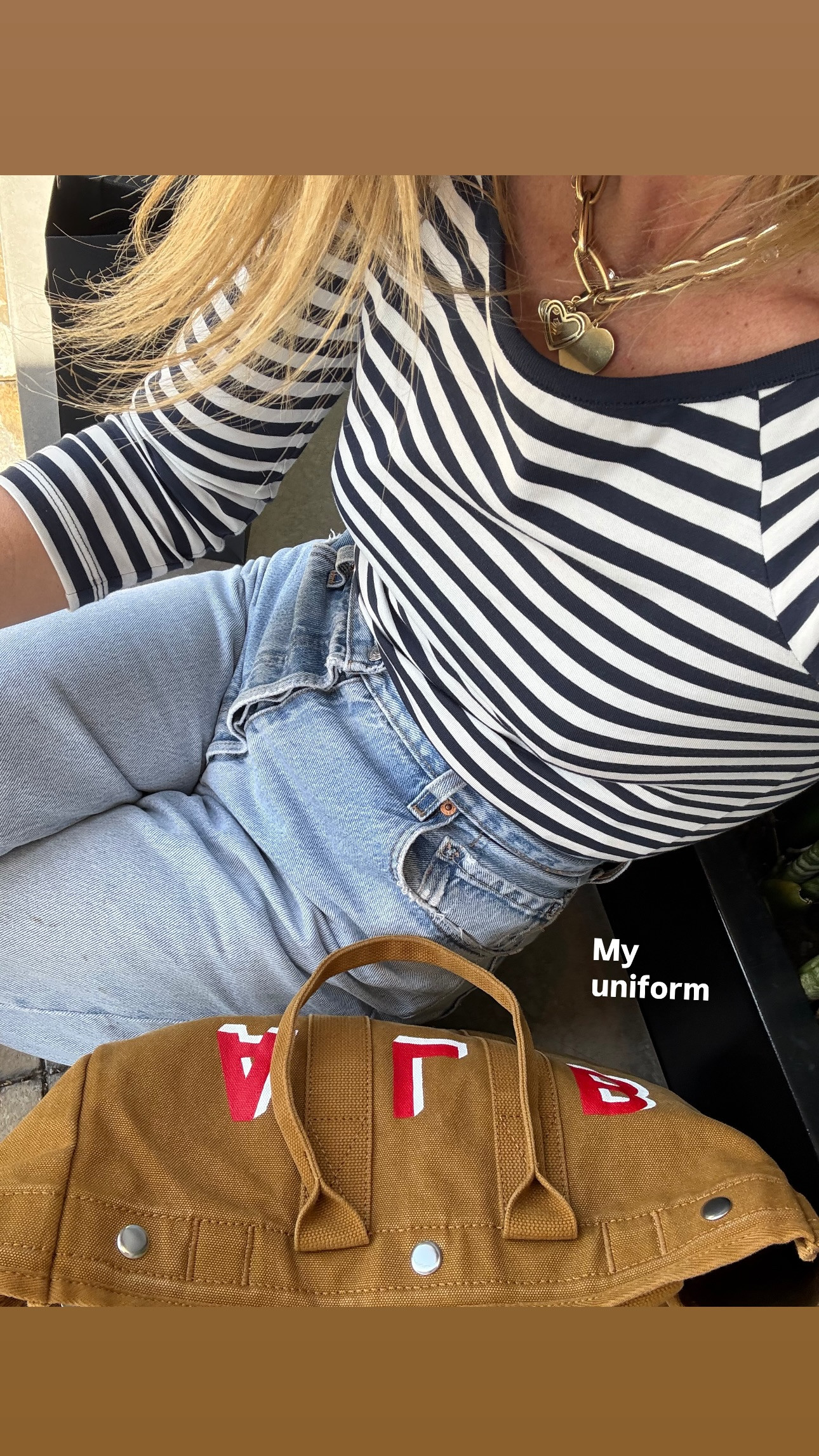 My current uniform. Love this customizable tote! 

 #LTKootd