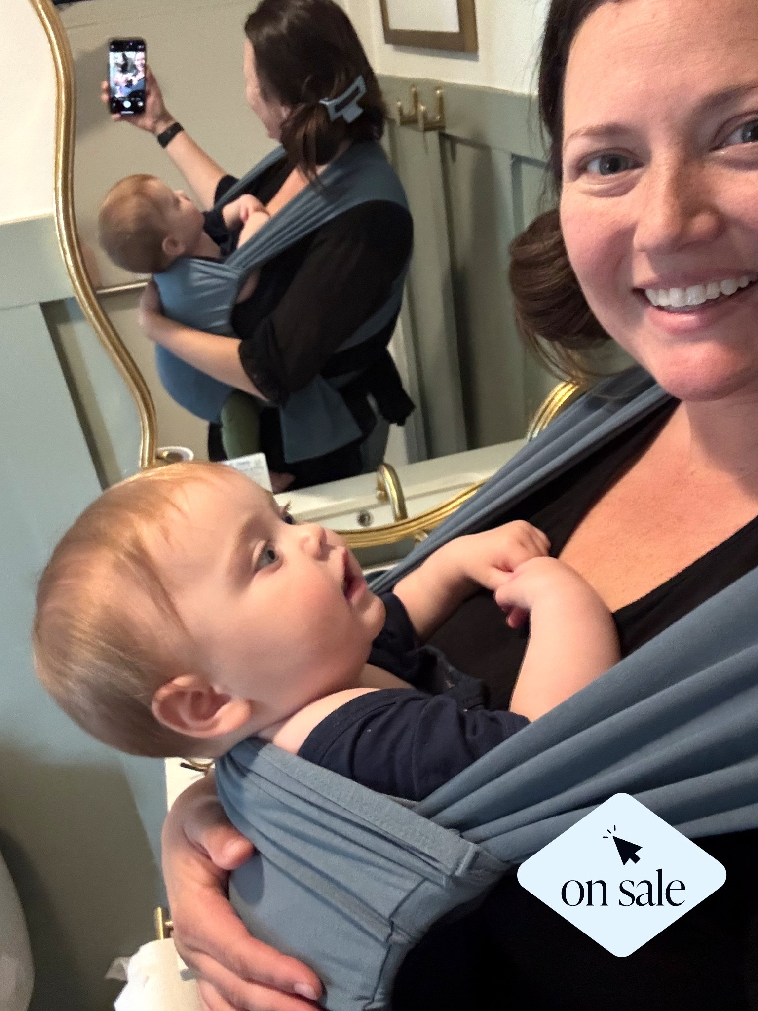Baby wearing wrap 

#LTKBump #LTKBaby #LTKSpringSale