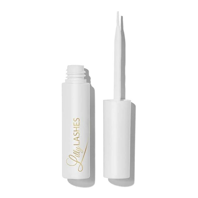 Lilly Lashes Clear Eyelash Glue, Brush On Lash Glue for False Eyelashes, Eyelash Extension Glue f... | Amazon (US)