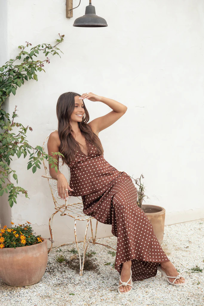 Velman Skirt - Brown Polka Dot | Petal & Pup (US)
