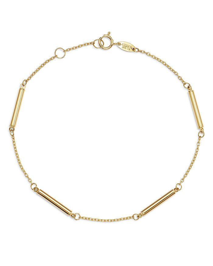 Moon & Meadow Bar Station Bracelet in 14K Yellow Gold - 100% Exclusive  Back to Results -  Jewelr... | Bloomingdale's (US)