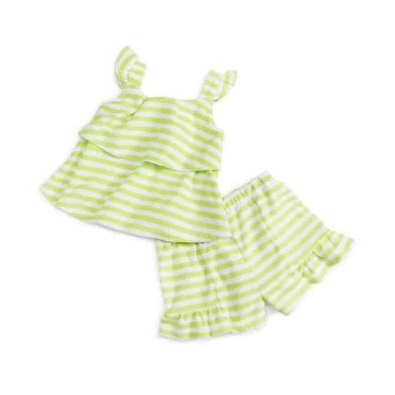 First Impressions Baby Girls 2-Pc. Terrycloth Sh Lime Boost 0-3 months - Walmart.com | Walmart (US)