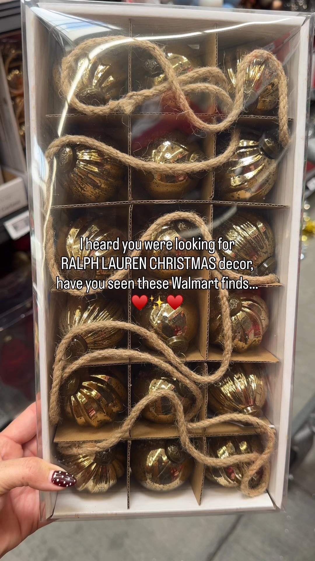 I heard you were looking for 
Ralph Lauren Christmas decor🎄
All of these Walmart finds are affordable and give all the nostalgic Christmas vibes ♥️✨

#LTKSeasonal #LTKHome #LTKHoliday