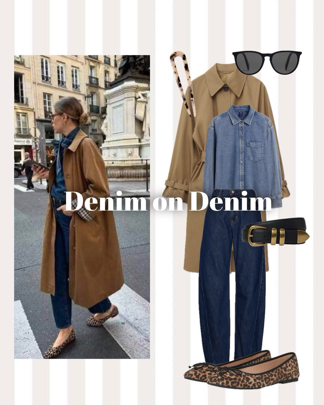 5 Spring Trench Looks to Recreate- Look 2- denim on denim 

#LTKSeasonal #LTKootd #LTKTravel