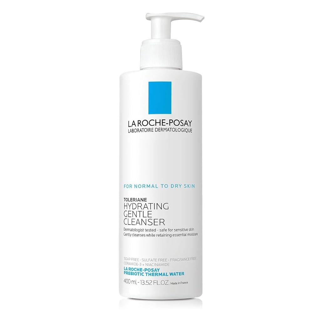 La Roche-Posay Toleriane Hydrating Gentle Face Cleanser, Hydrating Facial Cleanser With Niacinami... | Amazon (US)