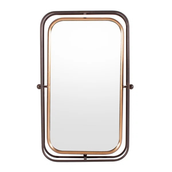 Bryanna Industrial Accent Mirror | Wayfair North America