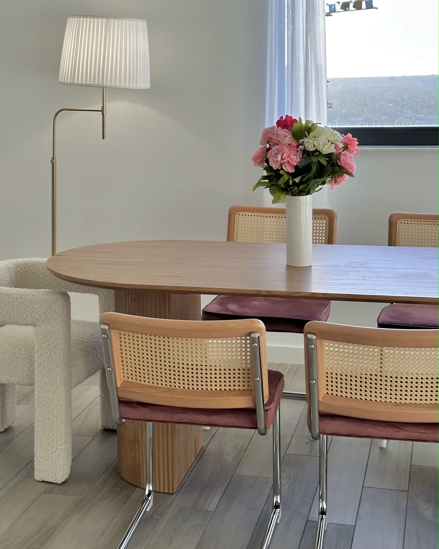 the dining table and chairs from my most recent project are on sale on @wayfair during their Way Day sale featuring products up to 80% off until May 6th 🤍 #wayfairpartner #wayday #wayfair