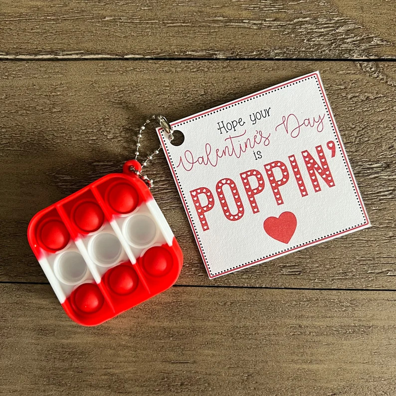 Hope Your Valentine’s Day is Poppin’ Digital Printable Valentine Tags- Includes Space to Writ... | Etsy (US)