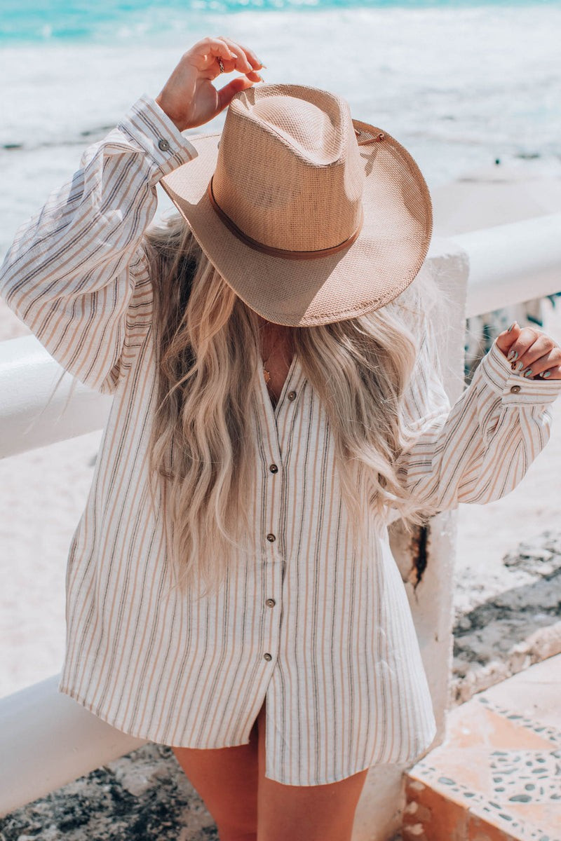 Set In The Sun Western Inspired Straw Hat- 2 Colors | Apricot Lane Boutique