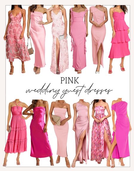 The prettiest pink spring wedding guest dresses! Perfect for any spring/summer wedding or party/event! 

#weddingguestdress



#LTKSeasonal #LTKstyletip #LTKwedding