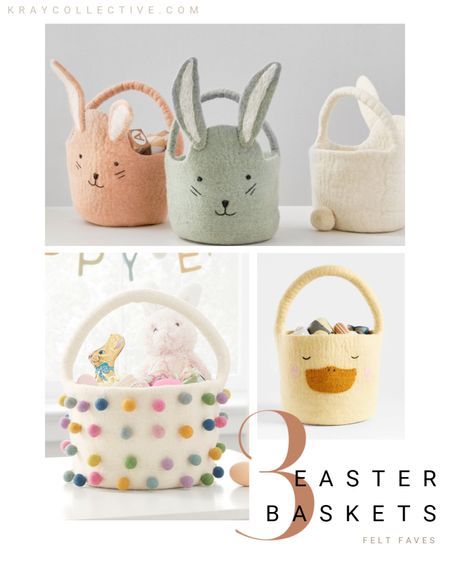 These felt Easter Baskets are seriously the sweetest.  They are all under $30 and there’s a perfect egg holders as well as Easter gift baskets.

Easter | easter eggs| Easter baskets| kids, Easter| toddler Easter| Easter basket ideas | 

#under30 #EasterBasketsUnder30 #EasterBaskets #EasterDecour, #KidsEaster

#LTKGiftGuide #LTKSeasonal #LTKkids