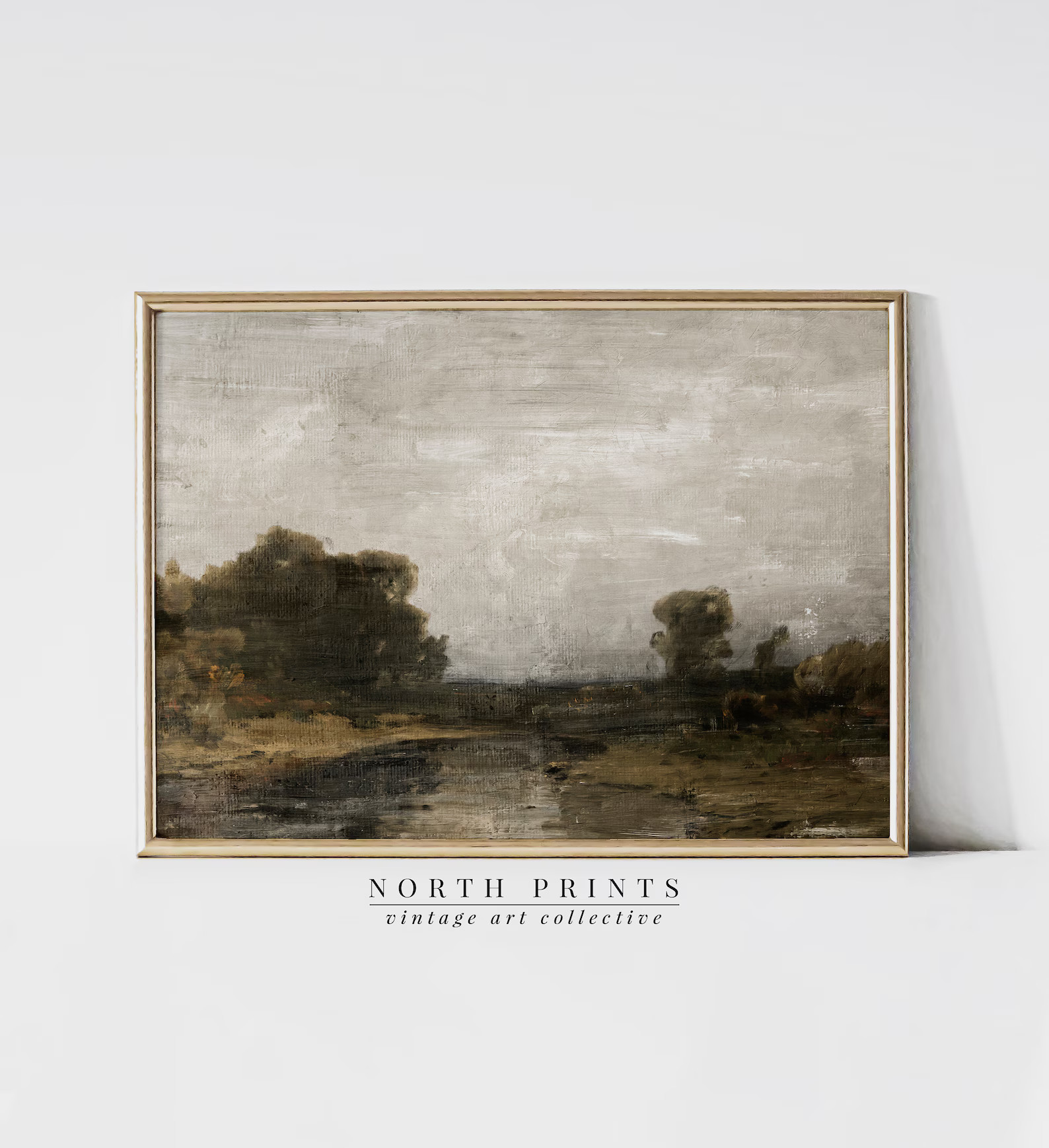 Country River Painting | Vintage Landscape Downloadable PRINTABLE | North Prints Art Print | 5-21... | Etsy (US)