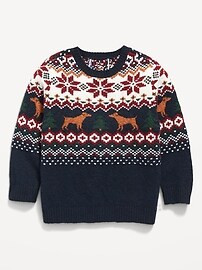 Unisex Fair Isle Pullover Sweater for Toddler | Old Navy (US)
