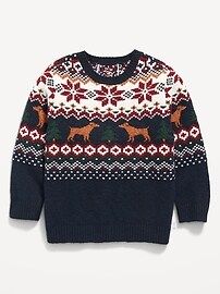 Unisex Fair Isle Pullover Sweater for Toddler | Old Navy (US)