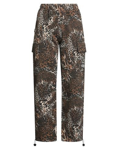 Shoe Woman Pants Dark brown Size XS Cotton, Elastane | YOOX (US)