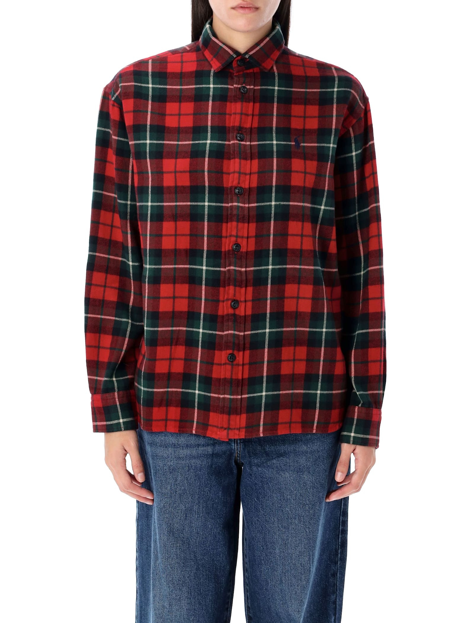 Ralph Lauren Relaxed Fit Plaid Cotton Shirt | Italist.com US