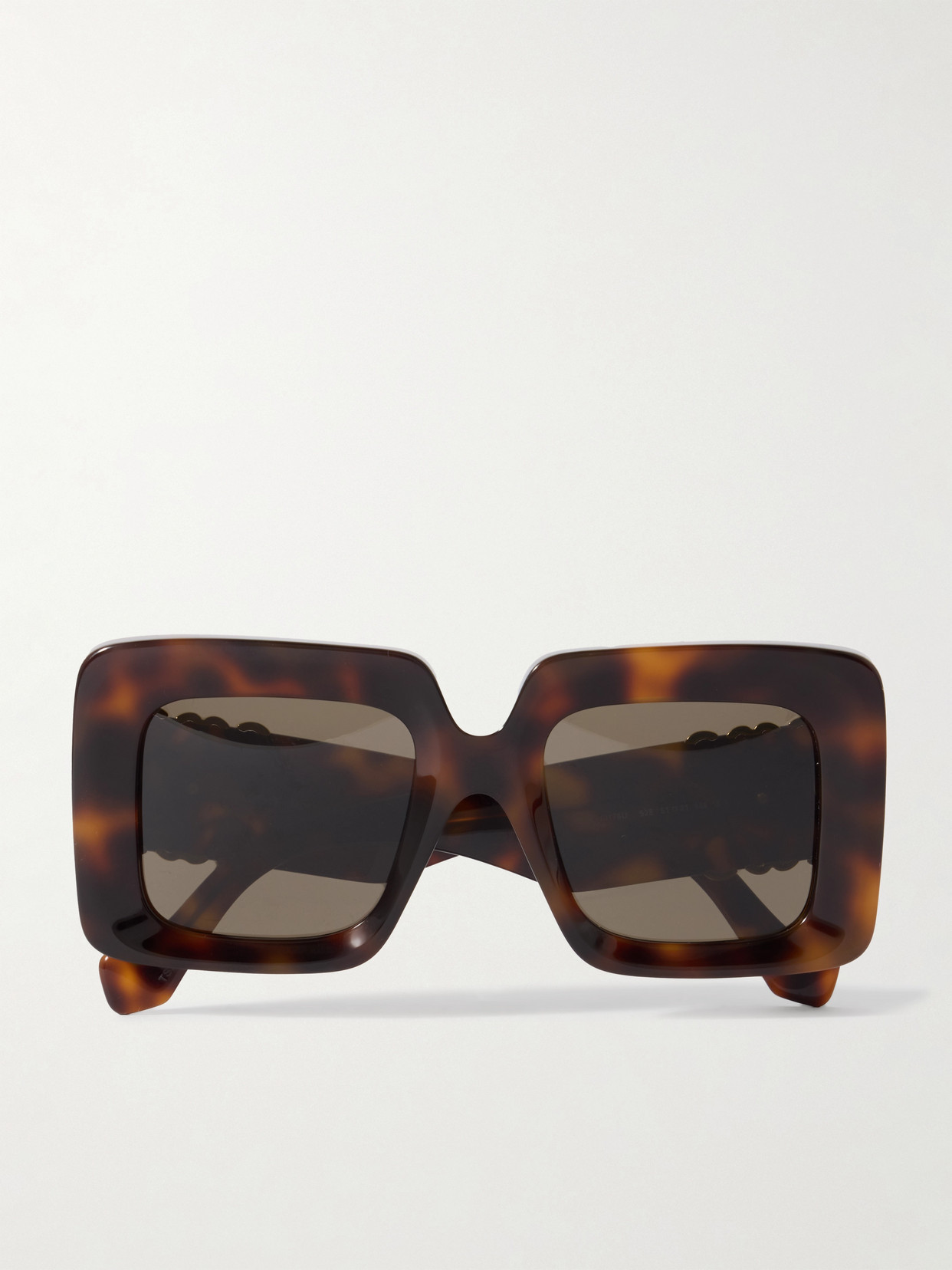 Loewe - Anagram Oversized Square-frame Tortoiseshell Acetate Sunglasses - Brown | NET-A-PORTER (US)