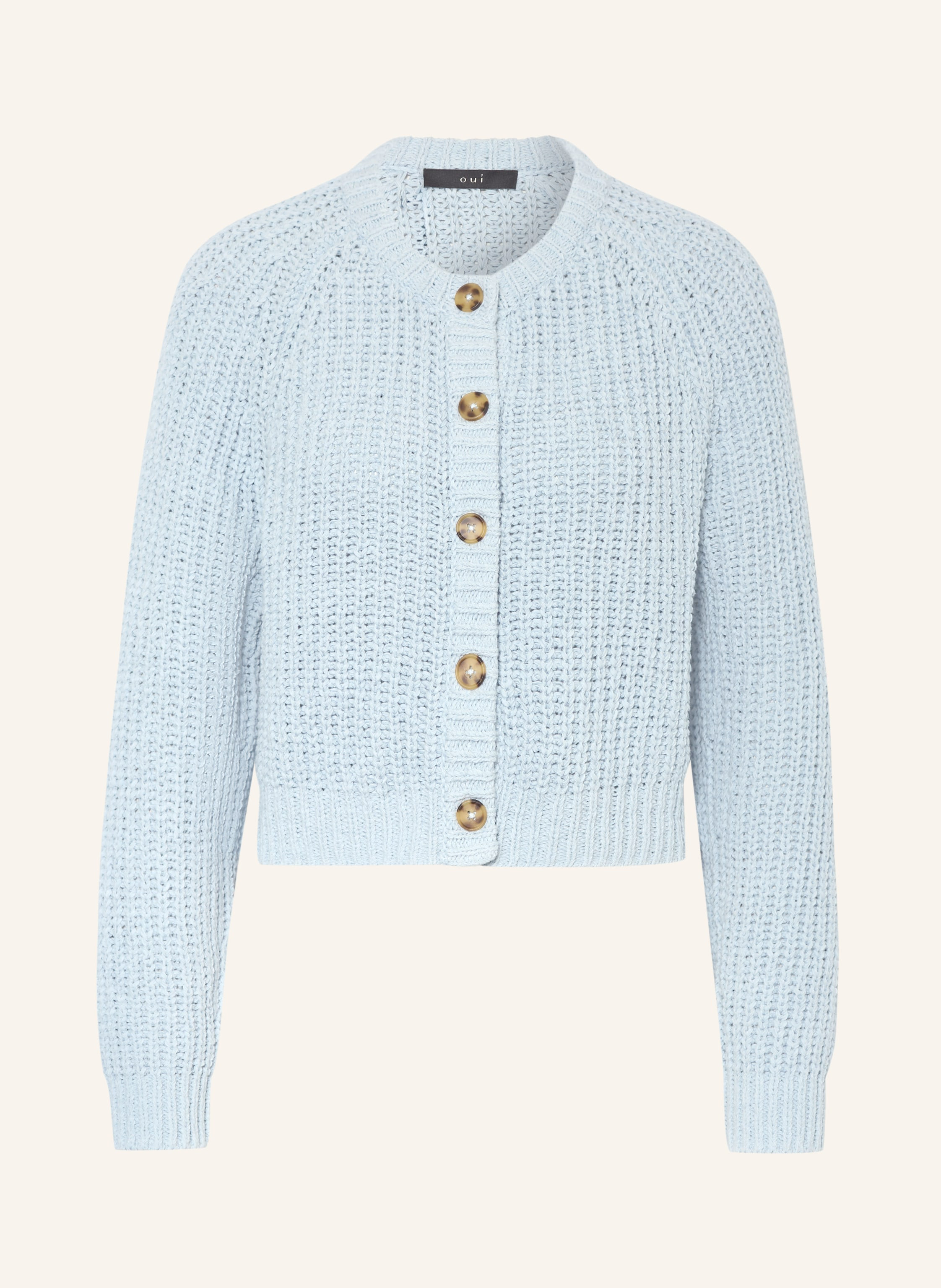 oui Strickjacke in hellblau | Breuninger (DACH)