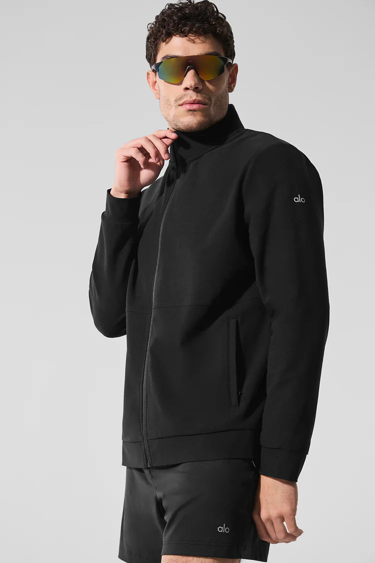 Conquer Max Mock Neck Full Zip | Alo Yoga (US)