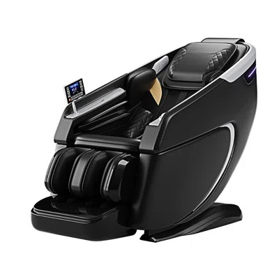 4D Massage Chair, Full Body Recliner Zero Gravity With SL Track,Wireless Charging,Automatic Body Scan,Human Touch,Heating,Bluetooth,Foot Rollers,Airb | Wayfair North America