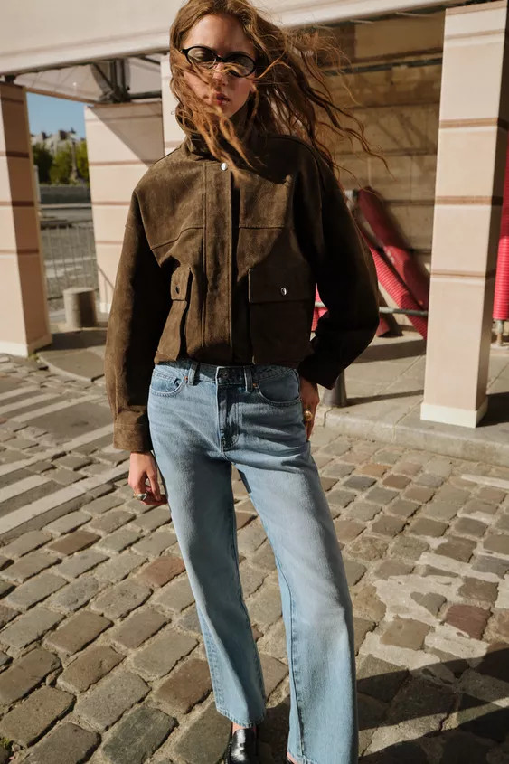 JEANS Z.03 REGULAR FIT HIGH-WAIST LONG LENGTH | Zara UK