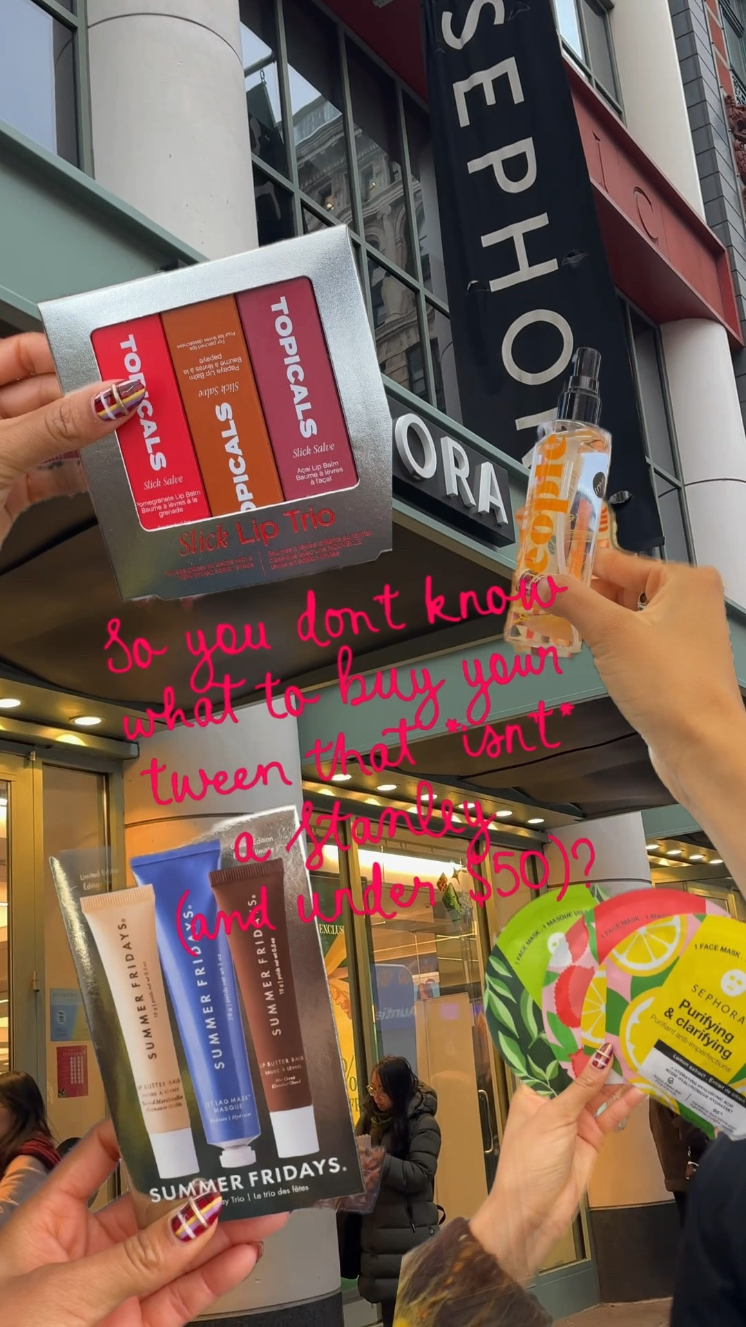 🎁COME HOLIDAY SHOPPING WITH ME TO SNAG SOME TWEEN GIRLS GIFTS (without busting the budget or my knees to grab a limited edition Stanley cup) 🙂‍↕️🤏🏽🤣

🎁 figured this gift list might be helpful for other folks struggling what to their tweens - happy holidays! 


#giftsfortweens #tweengifts #sephorakids #holidaygiftguide 

#LTKHoliday #LTKGiftGuide #LTKvlog