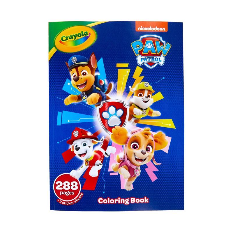 Crayola 288pg PAW Patrol Coloring Book with Sticker Sheets | Target