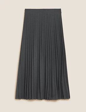 Jersey Pleated Midaxi Skirt | M&S Collection | M&S | Marks & Spencer (UK)
