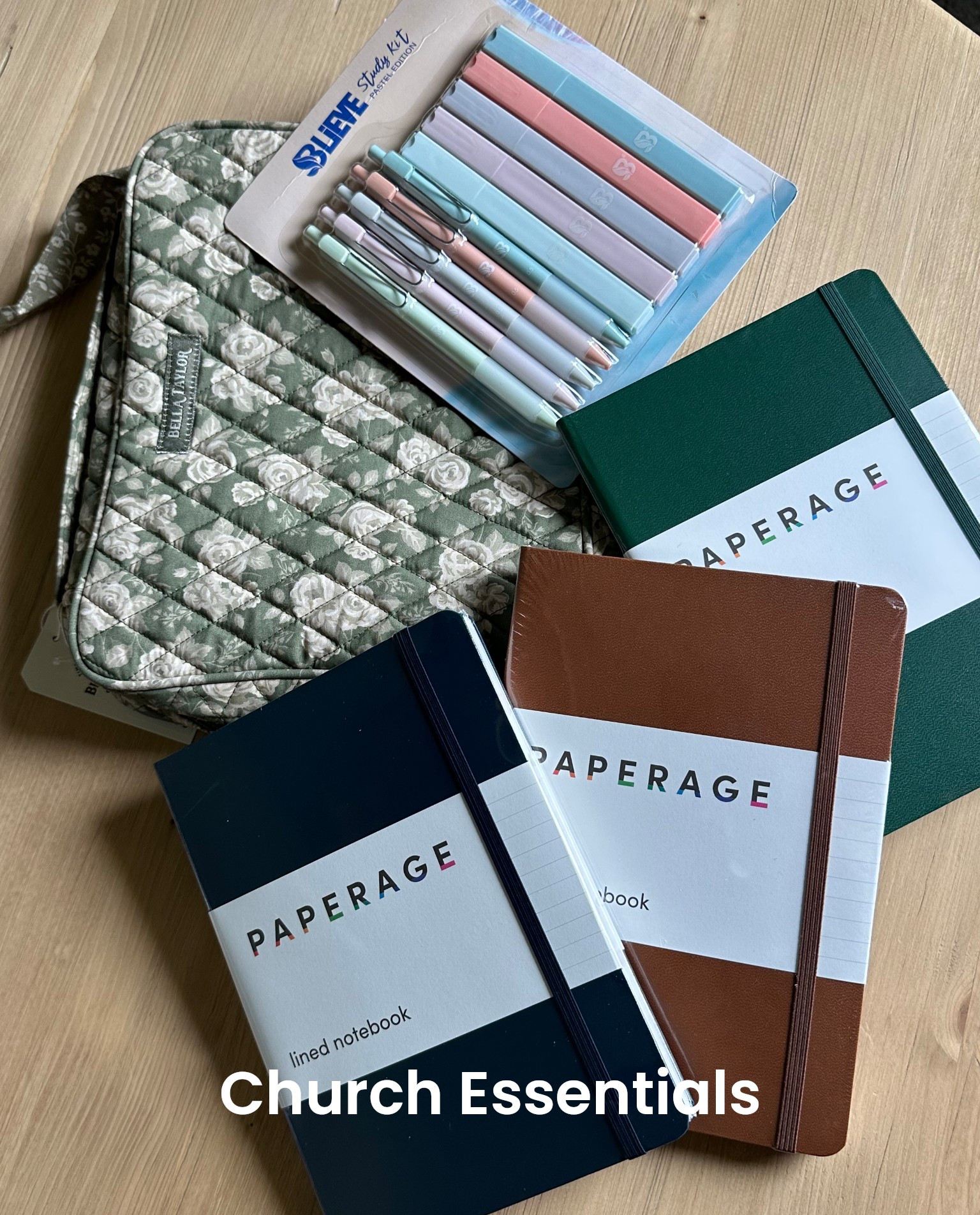 My favorite church accessories: floral quilted bible cover, bible high lighters and pens, lined note pads in fall colors. 💒✍🏻

#LTKFamily #LTKHome