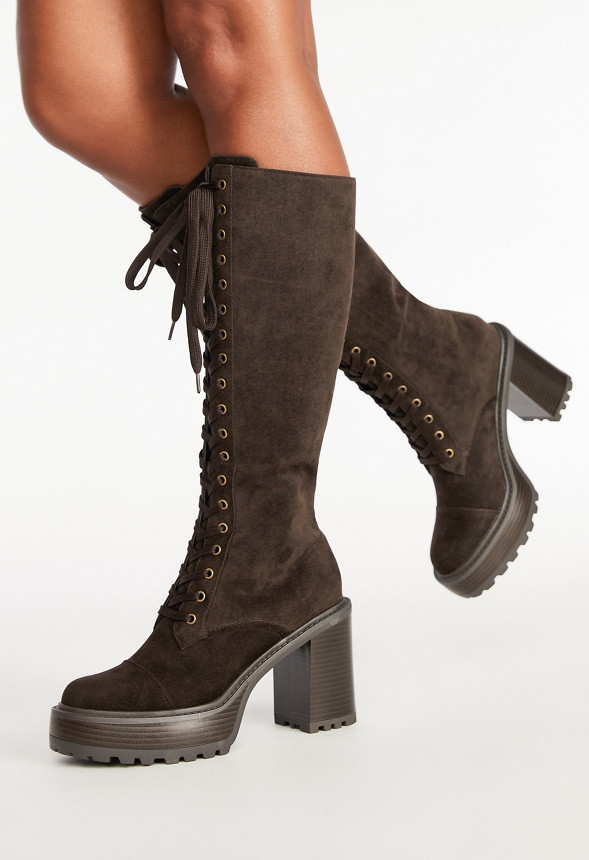 Kitt Lace Up Boot | JustFab