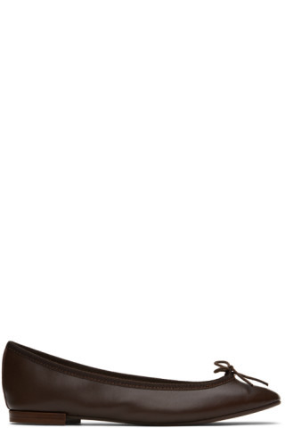 Brown Cendrillon Ballerina Flats | SSENSE