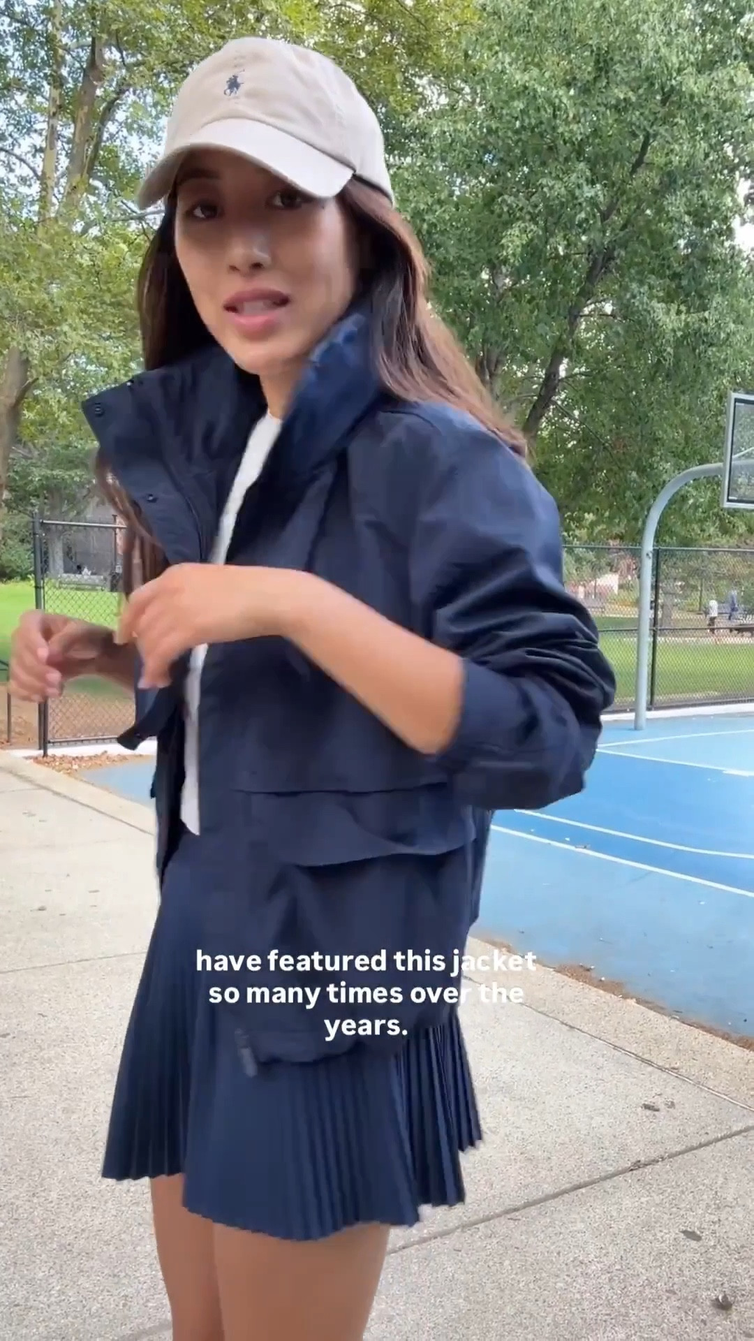 On sale: favorite atheisure jacket sz 2 + pleated skort sz 2. 

Some useful features:
- water resistant
- hood folds into the collar
- lots of pockets with secure zipper 
- bottom can be cinched for a different look

- Lululemon pleated skort size 2. I always size up in this brand. Machine wash cold and air dry, the pleats stay perfectly intact

- Cropped tee in xxs. Also love the cates tee on sale which is more lightweight 

- Adidas handball spezial sneakers 5 but runs big 

active jacket, rain jacket, travel style, airport outfits, tennis, school pickup, busy mom looks 

#LTKPetite #LTKTravel #LTKSaleAlert