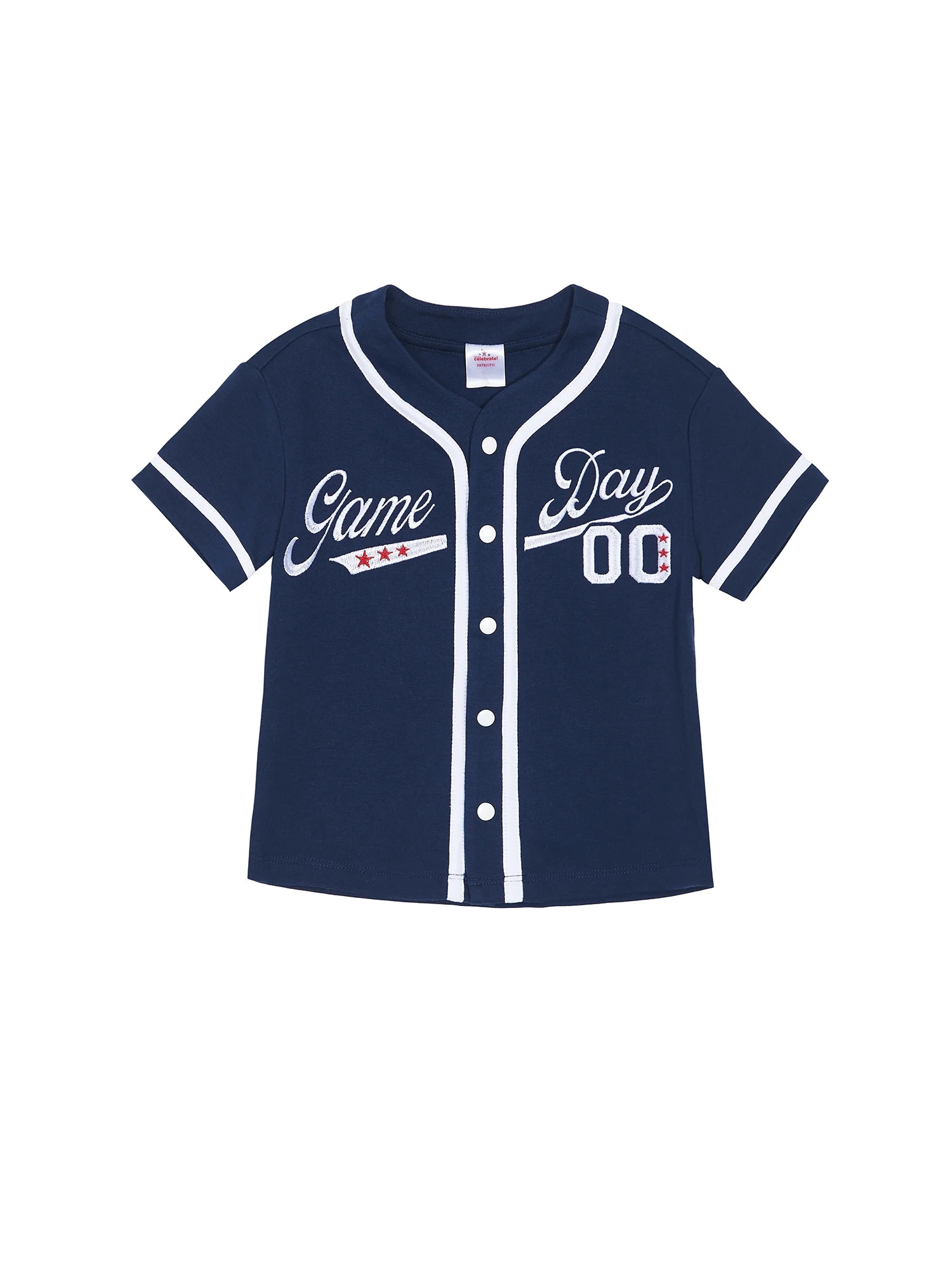 Way to Celebrate Toddler and Baby Boy Americana Jersey, Sizes 03M-5T | Walmart (US)