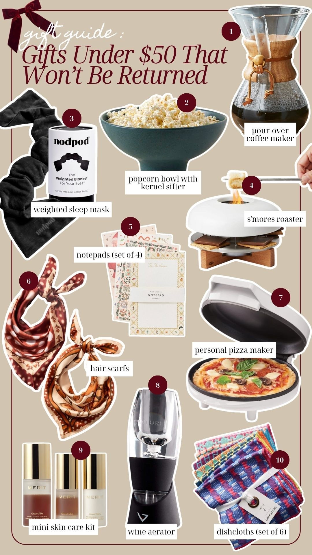 Go to rebeccaandgenevieve.com/gift-guides for more gift ideas under $50 🎁

#LTKGiftGuide #LTKHoliday #LTKFindsUnder50