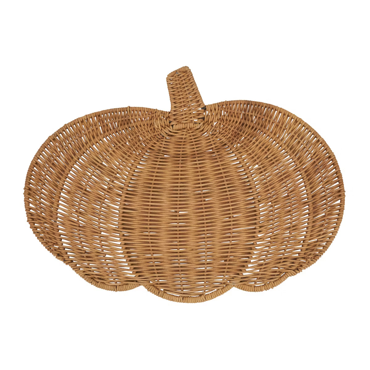 Saro Lifestyle Fall Harvest Rattan Pumpkin Placemat (Set of 4) | Target