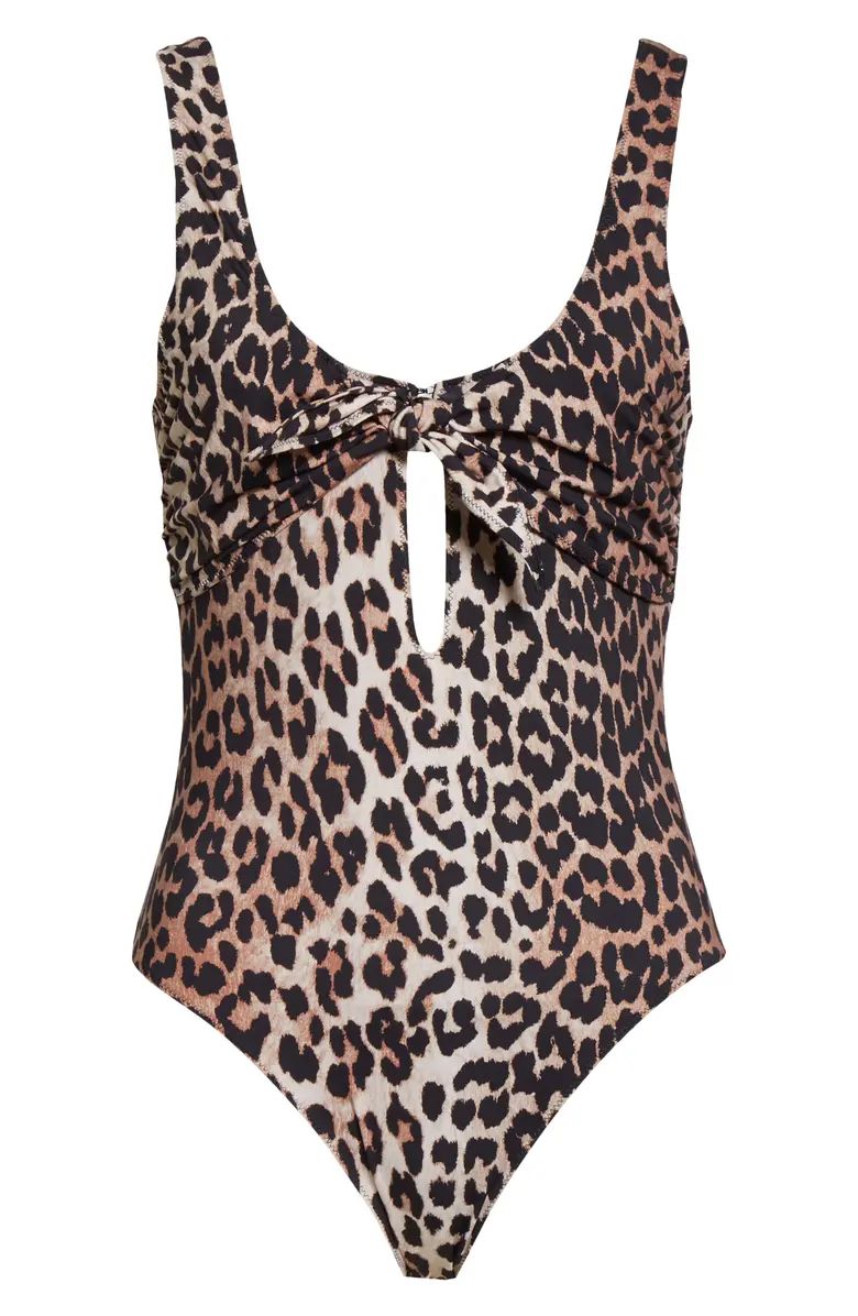 Leopard Print One-Piece Swimsuit | Nordstrom